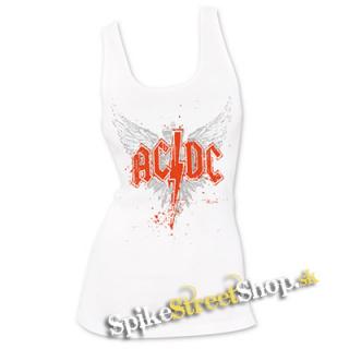 AC/DC - Wings - Ladies Vest Top - biele