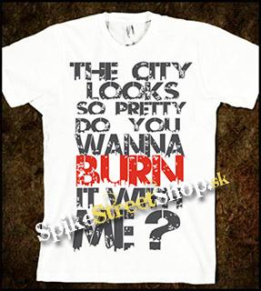 HOLLYWOOD UNDEAD - City - biele pánske tričko