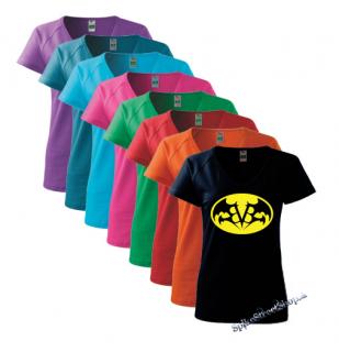 BLACK VEIL BRIDES - Batman Logo - farebné dámske tričko