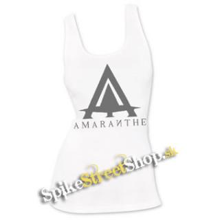 AMARANTHE - Grey Logo - Ladies Vest Top - biele