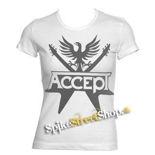 ACCEPT - Grey Sign - biele dámske tričko