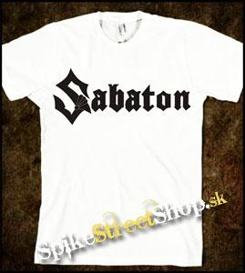 SABATON - Logo - biele pánske tričko