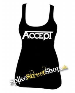 ACCEPT - Logo - Ladies Vest Top