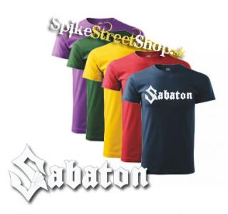 SABATON - Logo - farebné pánske tričko