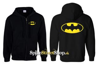 BATMAN - Yellow Logo - mikina na zips