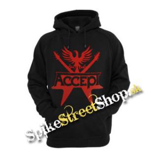 ACCEPT - Red Sign - čierna pánska mikina