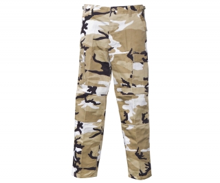 ARMY kapsáče - BDU maskáčové nohavice PÚŠTNE HNEDÉ (Beige-Camo)