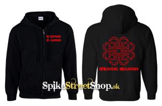 BREAKING BENJAMIN - Red Logo - mikina na zips