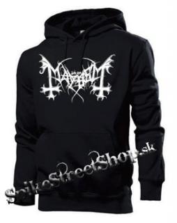 MAYHEM - Logo - čierna pánska mikina