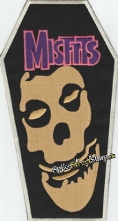 MISFITS - Fiend Coffin - veľká nažehlovacia nášivka