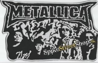METALLICA - BW Embroidery - veľká nažehlovacia nášivka