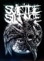 SUICIDE SILENCE - Raven Decorated Skull - chrbtová nášivka
