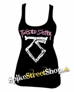 TWISTED SISTER - Logo - Ladies Vest Top