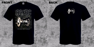AC/DC - For Those About To Rock - čierne pánske tričko
