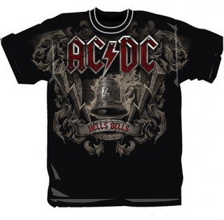 AC/DC - Hells Bells Motive 1 - čierne pánske tričko