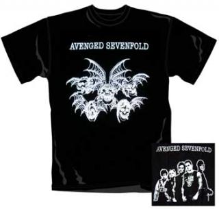 AVENGED SEVENFOLD - čierne pánske tričko