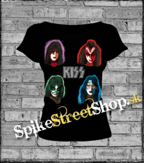 KISS - Colour Mask Band - dámske tričko
