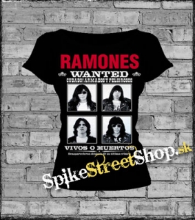 RAMONES - Wanted - dámske tričko