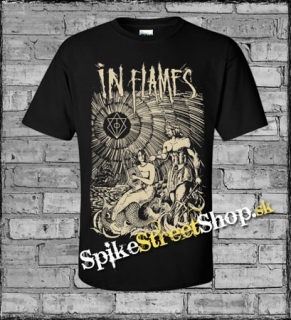 IN FLAMES - Poseidon - čierne pánske tričko