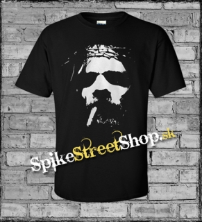 JESUS SMOKE - čierne pánske tričko