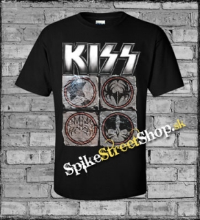 KISS - Symbols - čierne pánske tričko