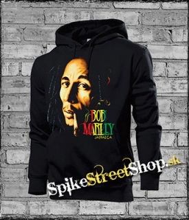 BOB MARLEY - Rasta Smoke - čierna pánska mikina 