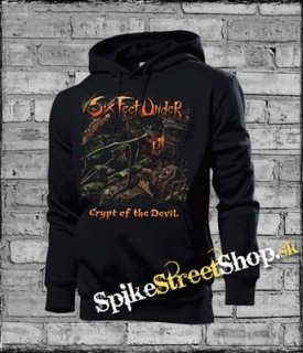 SIX FEET UNDER - Crypt Of The Devil - čierna pánska mikina 