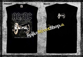 AC/DC - For Those About To Rock - čierne pánske tričko bez rukávov