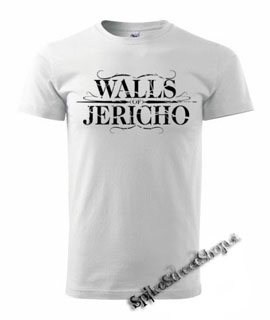 WALLS OF JERICHO - Logo - biele pánske tričko