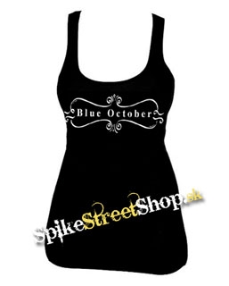 BLUE OCTOBER - Logo - Ladies Vest Top