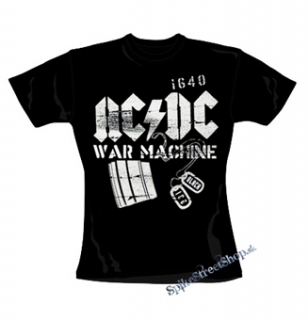 AC/DC - War Machine - čierne dámske tričko