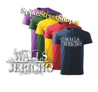 WALLS OF JERICHO - Logo - farebné pánske tričko