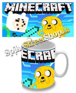 Hrnček MINECRAFT vs ADVENTURE TIME