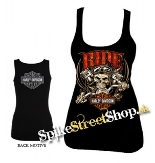 HARLEY DAVIDSON - Ride Skull - Ladies Vest Top