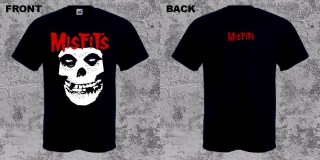 MISFITS - Skull - čierne pánske tričko