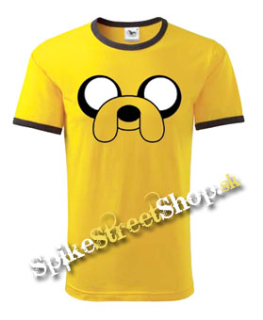 ADVENTURE TIME - Yellow Jake - žlté pánske tričko INFINITY