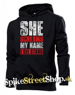 I SEE STARS - She Screams My Name - čierna pánska mikina