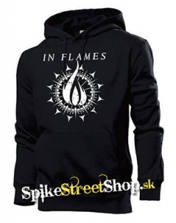 IN FLAMES - Sign - čierna pánska mikina