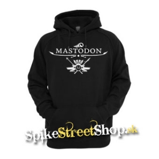 MASTODON - Logo - čierna pánska mikina