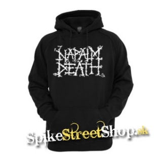 NAPALM DEATH - Logo - čierna pánska mikina