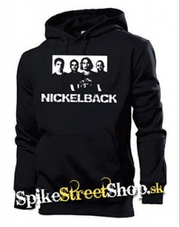 NICKELBACK - Logo & Band - čierna pánska mikina