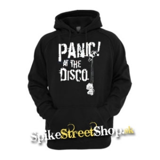 PANIC! AT THE DISCO - White Logo - čierna pánska mikina