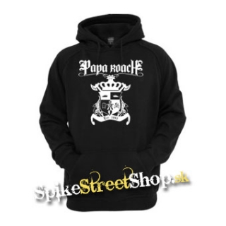 PAPA ROACH - Logo - čierna pánska mikina