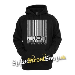 PEOPLE SHIT - čierna pánska mikina