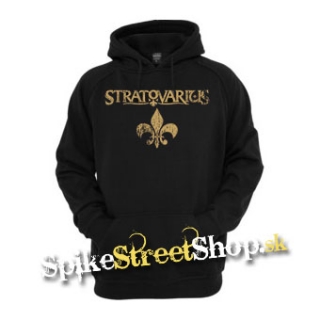 STRATOVARIUS - Gold Logo - čierna pánska mikina