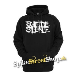SUICIDE SILENCE - White Logo - čierna pánska mikina
