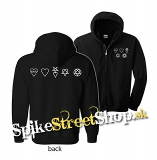HEARTAGRAM HISTORY - mikina na zips
