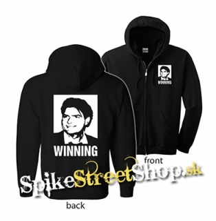 CHARLIE SHEEN - Winning - mikina na zips