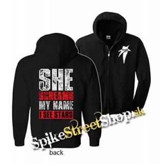 I SEE STARS - She Screams My Name - mikina na zips