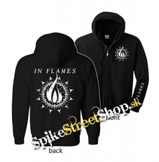 IN FLAMES - Sign - mikina na zips